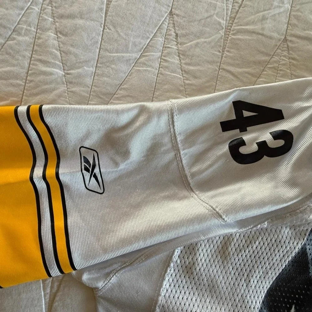 Boys Reebok‎ NFL Pittsburgh Steelers Troy Polamalu Jersey